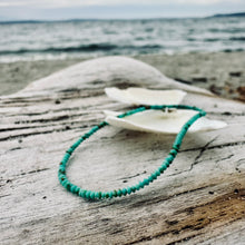 Load image into Gallery viewer, "Osprey" Turquoise Seed Bead Spirit Bracelet