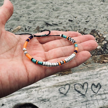 Load image into Gallery viewer, “New World” Fiber Threads and Merino Wool Wanderlust Bracelet