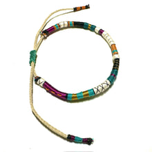Load image into Gallery viewer, “Zugunruhe” Fiber Threads and Merino Wool Wanderlust Bracelet