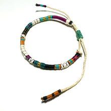 Load image into Gallery viewer, “Zugunruhe” Fiber Threads and Merino Wool Wanderlust Bracelet