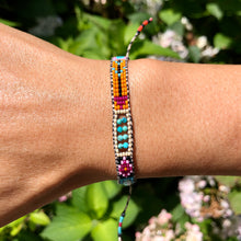 Load image into Gallery viewer, “Follow Your Heart” Ethiopian Opal, Turquoise, Seed Bead Dream Bracelet