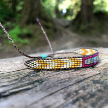 Load image into Gallery viewer, “Heart of the Forest” Ethiopian Opal, Seed Bead Dream Bracelet