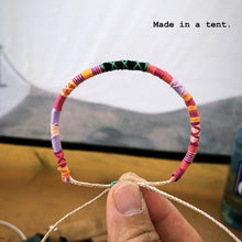 Load image into Gallery viewer, "After the Storm" Cotton Wanderlust Bracelet