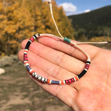 Load image into Gallery viewer, "Luck and Grit" Cotton Wanderlust Bracelet