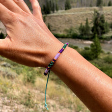 Load image into Gallery viewer, "Dusk" Cotton Wanderlust Bracelet