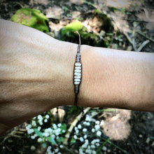 Load image into Gallery viewer, "Fairy Wings" Labradorite and Pearl Dream Bracelet