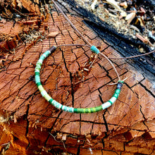 Load image into Gallery viewer, "Silver Forest" Cotton Wanderlust Bracelet
