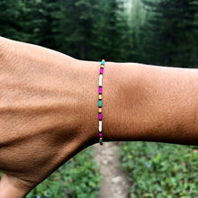 Load image into Gallery viewer, "Montana Sunset" Turquoise, Seed Bead Spirit Bracelet