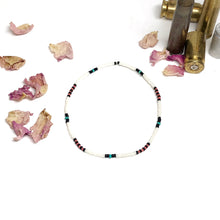Load image into Gallery viewer, "Petal and Thorn" Turquoise, and Seed Bead Spirit Bracelet