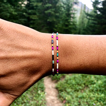 Load image into Gallery viewer, "Montana Sunset" Turquoise, Seed Bead Spirit Bracelet