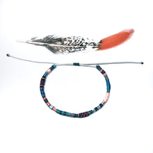 Load image into Gallery viewer, "Livewire" Fiber Threads with Merino Wool Wanderlust Bracelet