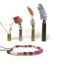 Load image into Gallery viewer, "Rockstar" Fiber Threads with Merino Wool Wanderlust Bracelet