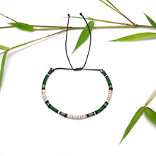 Load image into Gallery viewer, "Tranquility" Fiber Threads with Merino Wool Wanderlust Bracelet