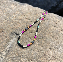 Load image into Gallery viewer, "Montana Sky" Ethiopian Opal, Turquoise, Seed Bead Spirit Bracelet