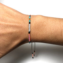 Load image into Gallery viewer, "Alice" Fiber Threads with Merino Wool Micro-Wanderlust Bracelet