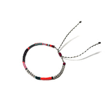 Load image into Gallery viewer, "White Rabbit" Fiber Threads with Merino Wool Micro-Wanderlust Bracelet