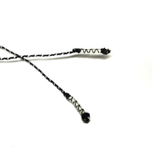 Load image into Gallery viewer, "Black Sheep" Fiber Threads with Merino Wool Wanderlust Bracelet
