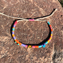 Load image into Gallery viewer, "Wherever the Wind Blows" Cotton with Apatite and Turquoise Wanderlust Bracelet