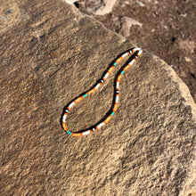 Load image into Gallery viewer, "Dirt Road Dreamer" Turquoise Stone and Seed Bead Spirit Bracelet