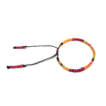 Load image into Gallery viewer, "Everything Ahead of Me" Alpaca Wool and Various Fiber Threads Micro-Wanderlust Bracelet