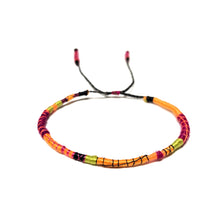 Load image into Gallery viewer, "Everything Ahead of Me" Alpaca Wool and Various Fiber Threads Micro-Wanderlust Bracelet