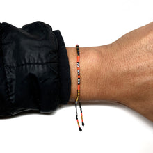 Load image into Gallery viewer, "Mad to Live" Various Fiber Threads Micro-Wanderlust Bracelet
