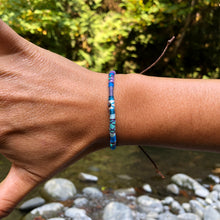 Load image into Gallery viewer, "Flow" Cotton with Pearl, Ethiopian Opal, and Turquoise Wanderlust Bracelet