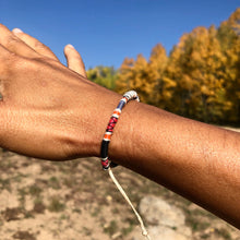 Load image into Gallery viewer, "Luck and Grit" Cotton Wanderlust Bracelet