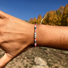 Load image into Gallery viewer, "Luck and Grit" Cotton Wanderlust Bracelet