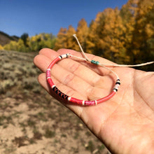 Load image into Gallery viewer, "Life is Beautiful" Cotton Wanderlust Bracelet
