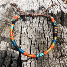 Load image into Gallery viewer, "Alpenglow" Cotton Wanderlust Bracelet