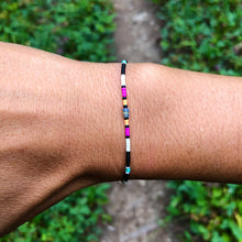 Load image into Gallery viewer, "Montana Sky" Ethiopian Opal, Turquoise, Seed Bead Spirit Bracelet