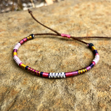 Load image into Gallery viewer, "Dreamweaver" Fiber Threads with Merino Wool Wanderlust Bracelet
