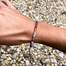 Load image into Gallery viewer, "Dreamweaver" Fiber Threads with Merino Wool Wanderlust Bracelet