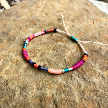 Load image into Gallery viewer, "Unicorn Dust" Fiber Threads with Opal Stone Wanderlust Bracelet