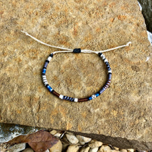 Load image into Gallery viewer, "Humble Warrior" Fiber Threads with Merino Wool Wanderlust Bracelet