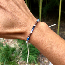 Load image into Gallery viewer, "Humble Warrior" Fiber Threads with Merino Wool Wanderlust Bracelet