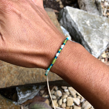 Load image into Gallery viewer, "Explore More" Fiber Threads with Merino Wool Wanderlust Bracelet