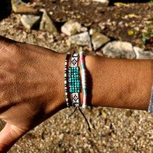 Load image into Gallery viewer, "It Was All a Dream” Turquoise, Pearl, and Seed Bead Dream Bracelet