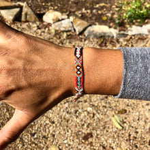 Load image into Gallery viewer, “Heart and Soul" Cotton Macrame Wanderlust Bracelet