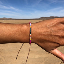 Load image into Gallery viewer, “Slab Life" Fiber Threads with Merino and Alpaca Wool Wanderlust Bracelet