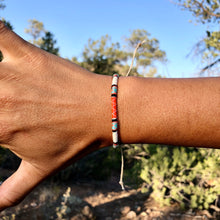 Load image into Gallery viewer, “Feisty Fox" Cotton Wanderlust Bracelet
