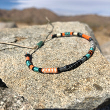 Load image into Gallery viewer, “I am Human" Fiber Threads with Merino Wool Wanderlust Bracelet