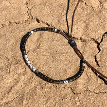 Load image into Gallery viewer, “Stars in the Night" Fiber Threads with Merino Wool Wanderlust Bracelet