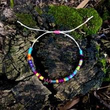 Load image into Gallery viewer, “Nevada City” **LIMIT ONE PER CUSTOMER** Cotton and Irish Waxed Linen Cord Wanderlust Bracelet
