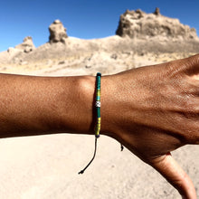 Load image into Gallery viewer, “Thrive" Fiber Threads with Merino Wool Wanderlust Bracelet
