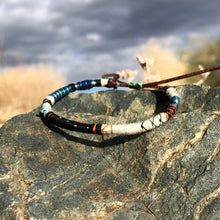 Load image into Gallery viewer, “Believe in Yourself" Fiber Threads with an Opal Stone Wanderlust Bracelet