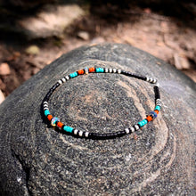 Load image into Gallery viewer, "Nomad" Ethiopian Opal, Seed Bead Spirit Bracelet or Anklet