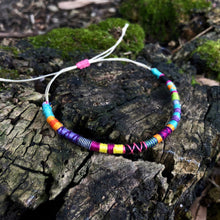 Load image into Gallery viewer, “Nevada City” **LIMIT ONE PER CUSTOMER** Cotton and Irish Waxed Linen Cord Wanderlust Bracelet