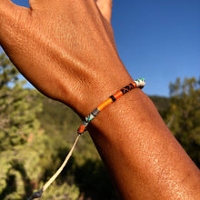 Load image into Gallery viewer, “Singing Coyote” Cotton, Merino Wool, with Turquoise Wanderlust Bracelet